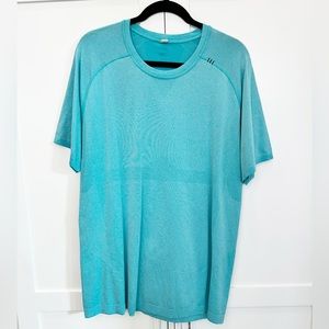 LULULEMON | Blue Dri-Fit Shirt Size XL